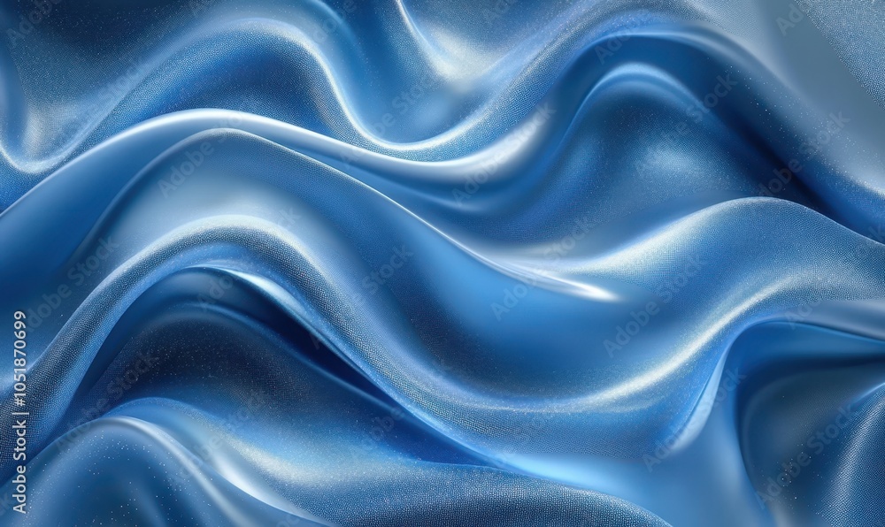 Obraz premium Abstract wave blue background