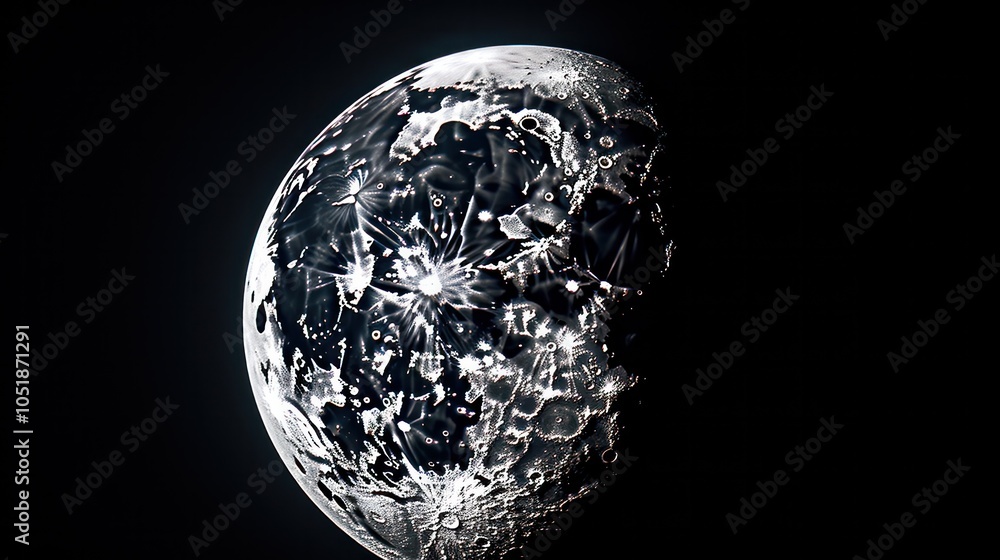 a full moon against a dark night sky, showcasing its craters and surface details in stunning clarity. a full moon against a dark night sky, showcasing its craters and surface details in stunning clarity.