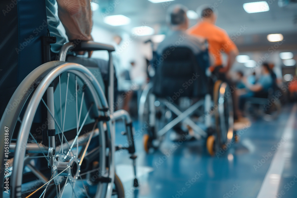 Professional care in a rehabilitation center generative AI technology Professional care in a rehabilitation center generative AI technology