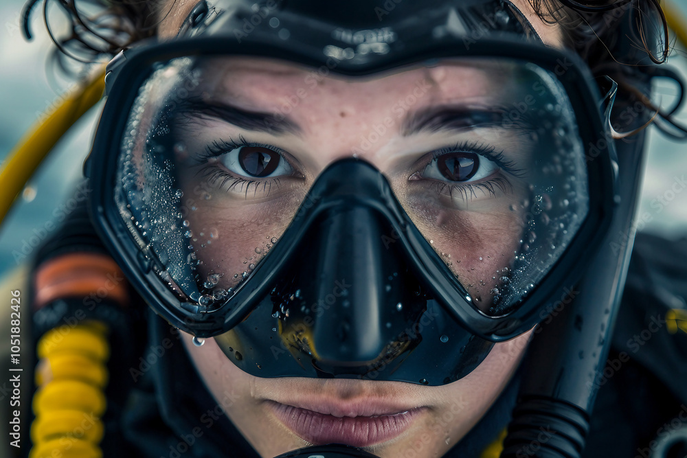 Professional skilled diver exploring underwater bio diversity sea ocean, Generative AI Professional skilled diver exploring underwater bio diversity sea ocean, Generative AI