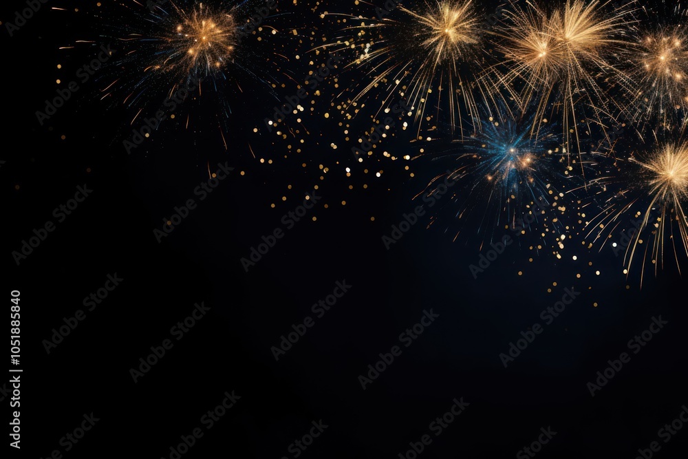 Obraz premium Fireworks backgrounds outdoors nature.