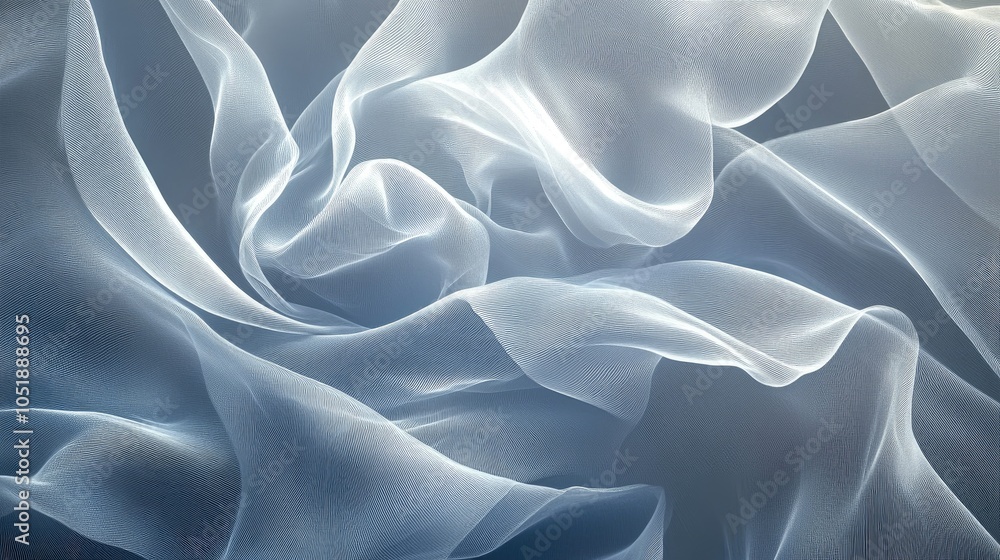 Obraz premium Subtle Blue Abstract Background with Delicate Textures