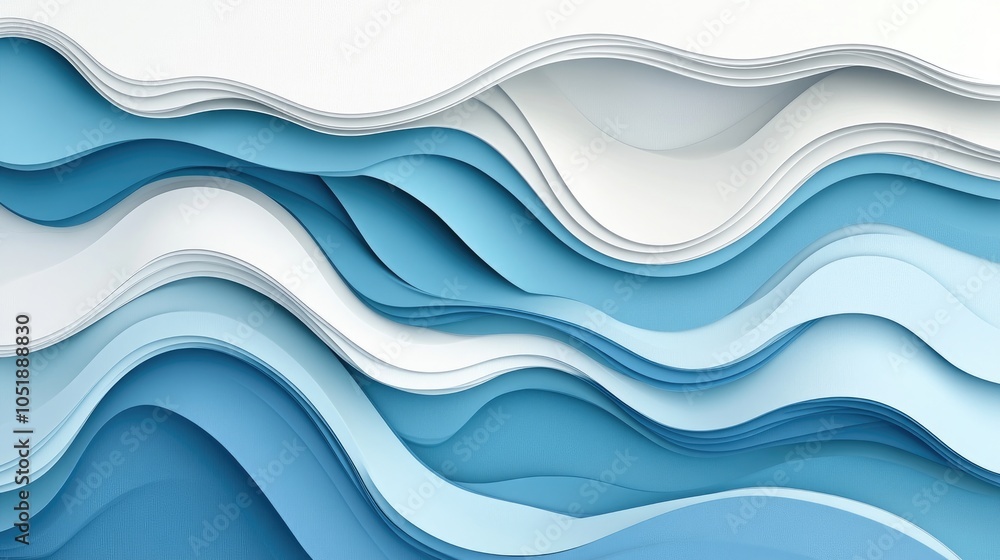 Subtle Blue Abstract Gradient Waves Subtle Blue Abstract Gradient Waves