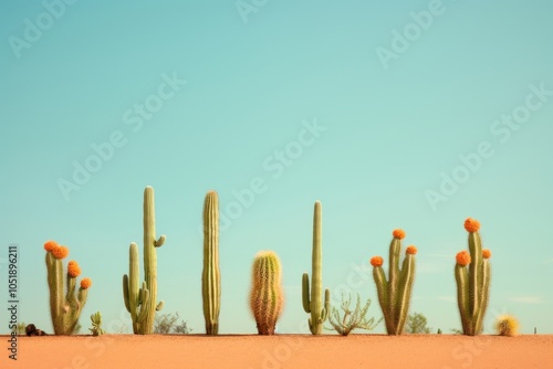 Cactuss landscape outdoors nature. photo