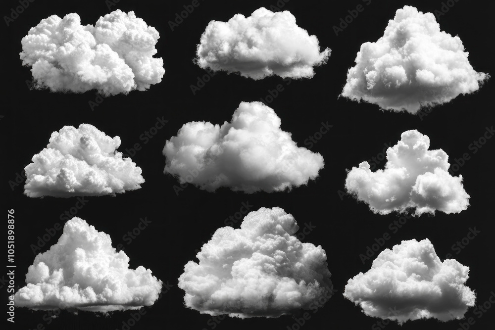 Black and white photo of billowing clouds in a vast sky, creating a dramatic and moody atmosphere. Black and white photo of billowing clouds in a vast sky, creating a dramatic and moody atmosphere.