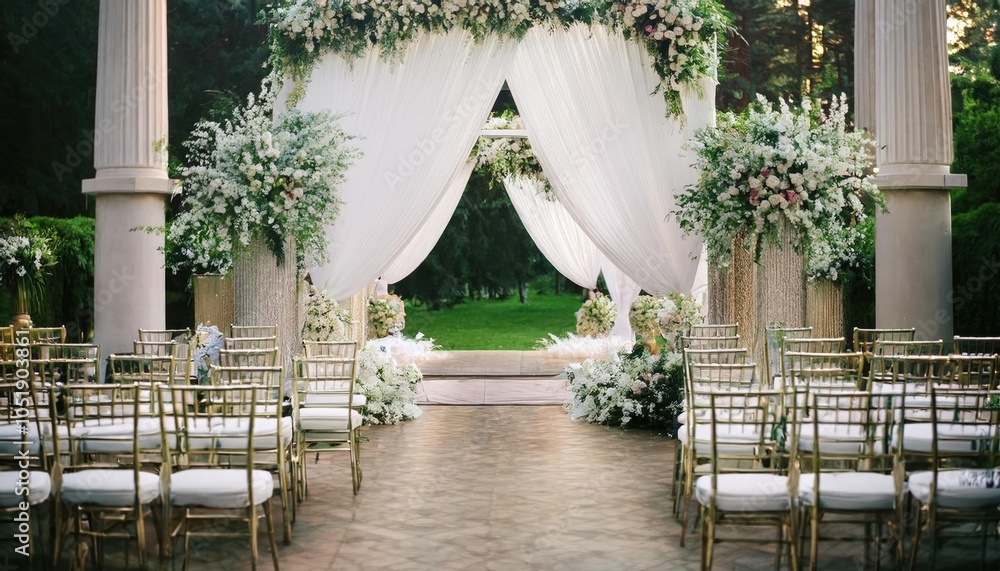 Obraz premium Elegant Wedding Ceremony