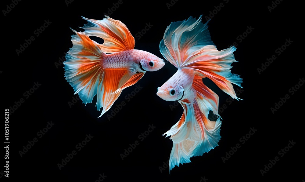 The_vibrant_Betta_fish,_Octopus_vulgaris,black_sea_bream,generation AI The_vibrant_Betta_fish,_Octopus_vulgaris,black_sea_bream,generation AI