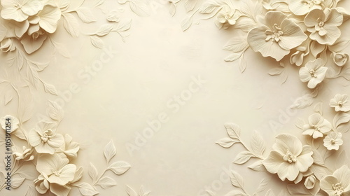 Victorian paper style background with copy space photo