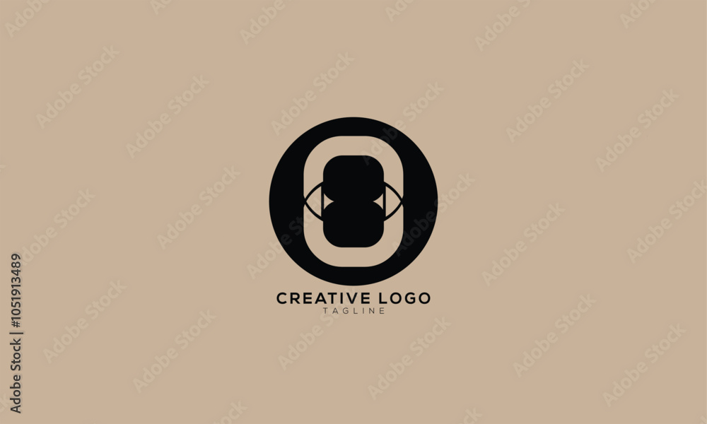 Obraz premium SO8 8OS SO S8 Abstract initial monogram letter alphabet logo design