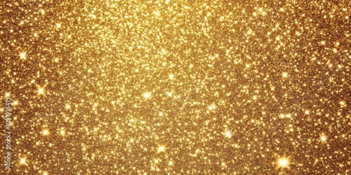 Shimmering Gold Glitter Background for Creative Projects