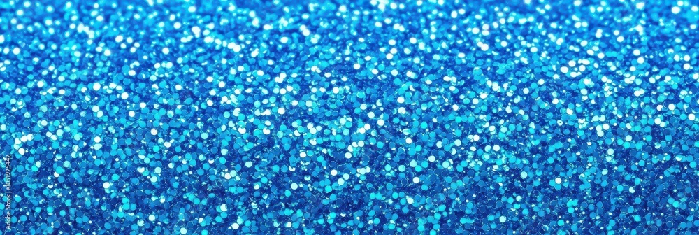 Fototapeta premium Shimmering Blue Glitter Texture Background for Design