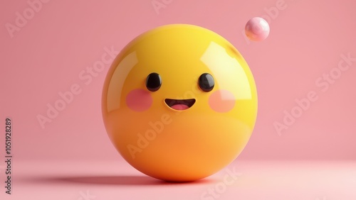 Smiley face cute 2d