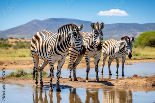 Zebras zebra grassland wildlife.