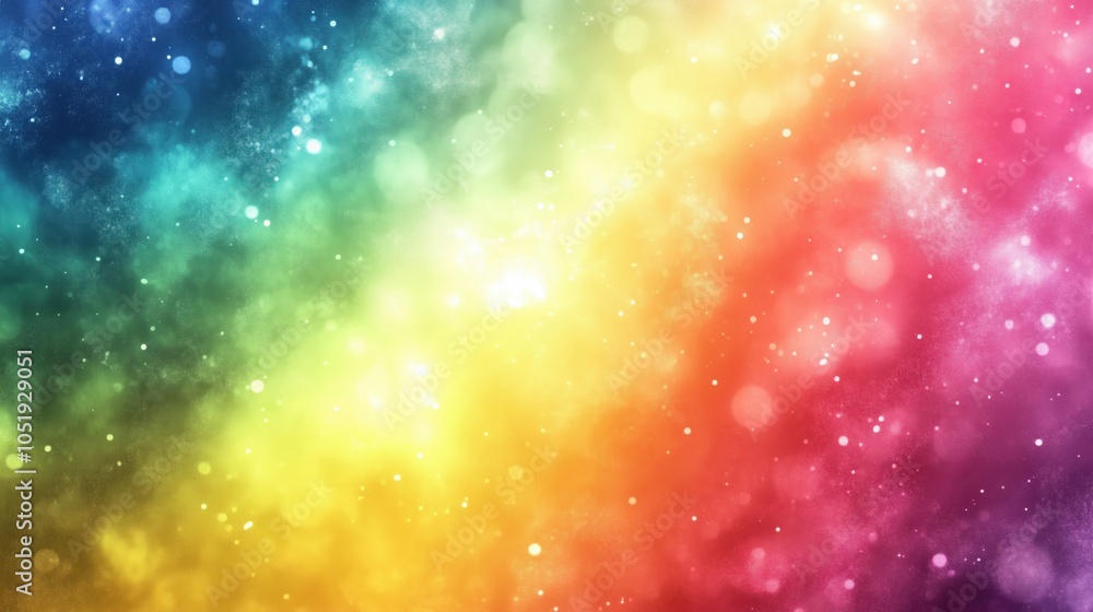 Fototapeta premium Colorful abstract background with bokeh effect, vibrant hues, soft focus