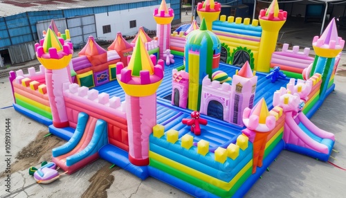 Wallpaper Mural Immersive Fun: The Ultimate Inflatable Castle Labyrinth Adventure! Torontodigital.ca