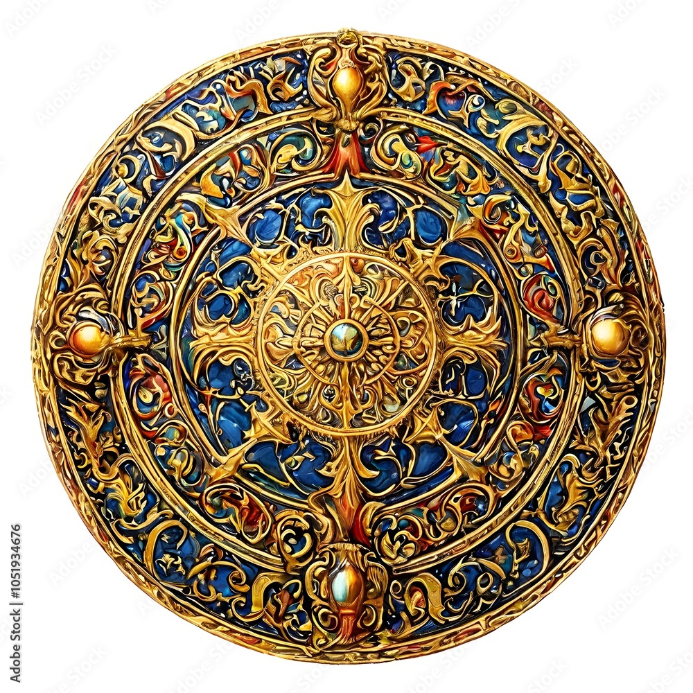 Naklejka premium concept polygon object with details design