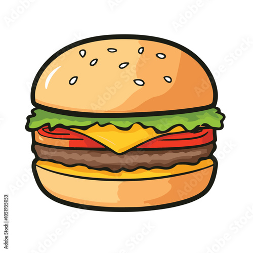 Hamburger icon vector illustration