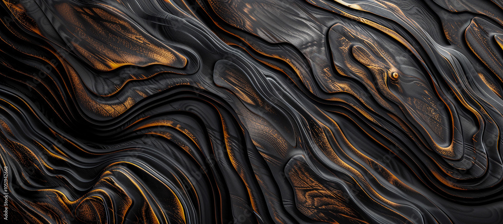 Dark brown and black wood grain pattern Dark brown and black wood grain pattern