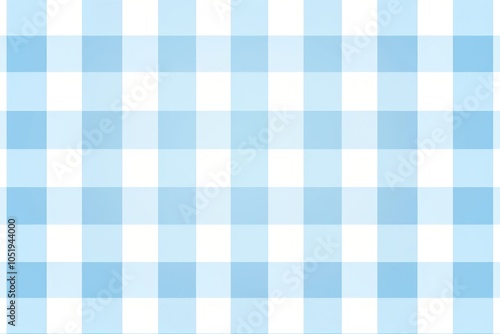 Light blue gingham pattern tablecloth blackboard.