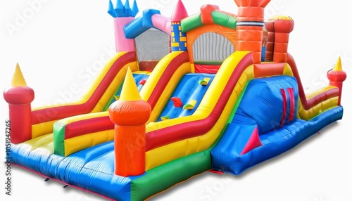 Wallpaper Mural The Ultimate Bouncy Castle Slide: A Giant Inflatable Fun Zone! Torontodigital.ca