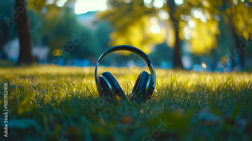 Record ambient sounds from different places  like parks, cafes and compile them into a relaxing soundscape playlist. photo