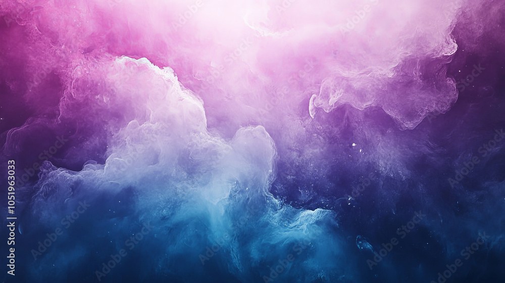 vibrant blend of pink, purple, and blue hues creates dreamy abstract background, evoking sense of calm and creativity