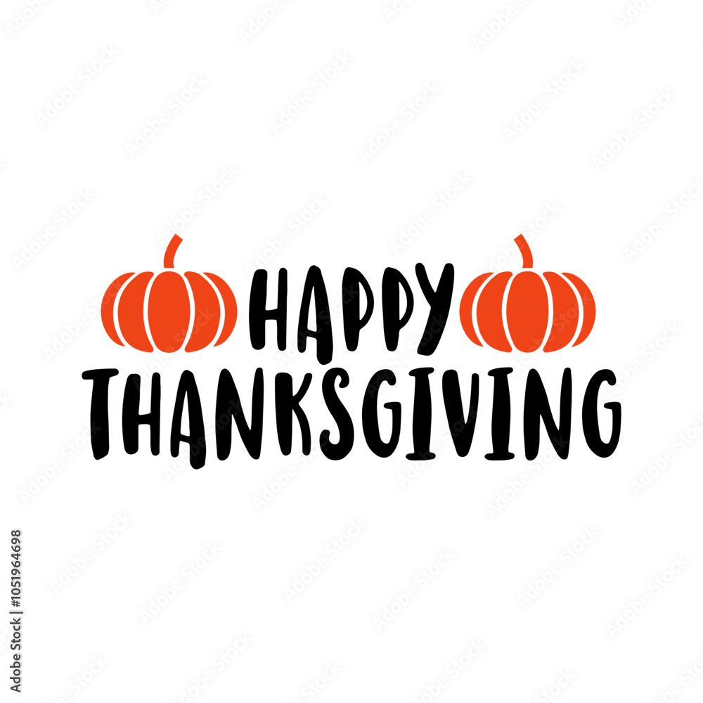 Happy Thanksgiving typography clip art design on plain white transparent isolated background for card, shirt, hoodie, sweatshirt, apparel, card, tag, mug, icon, poster or badge Happy Thanksgiving typography clip art design on plain white transparent isolated background for card, shirt, hoodie, sweatshirt, apparel, card, tag, mug, icon, poster or badge