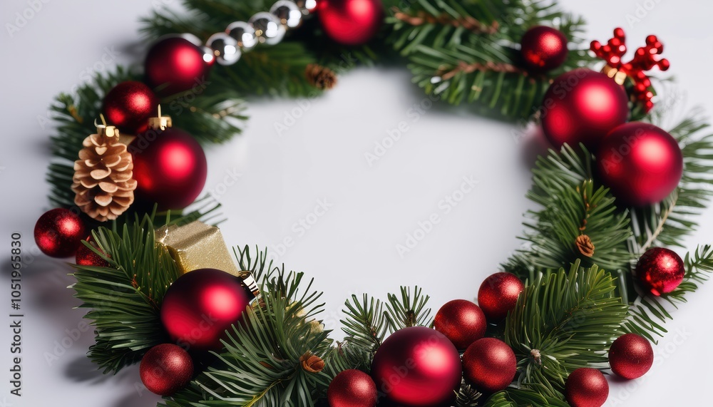 Festive Christmas wreath Festive Christmas wreath