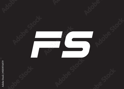 FS letter logo and initial logo design