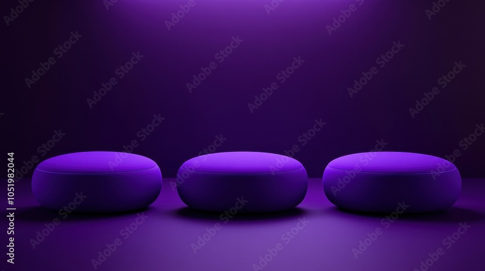 Purple round geometric abstract background Purple round geometric abstract background