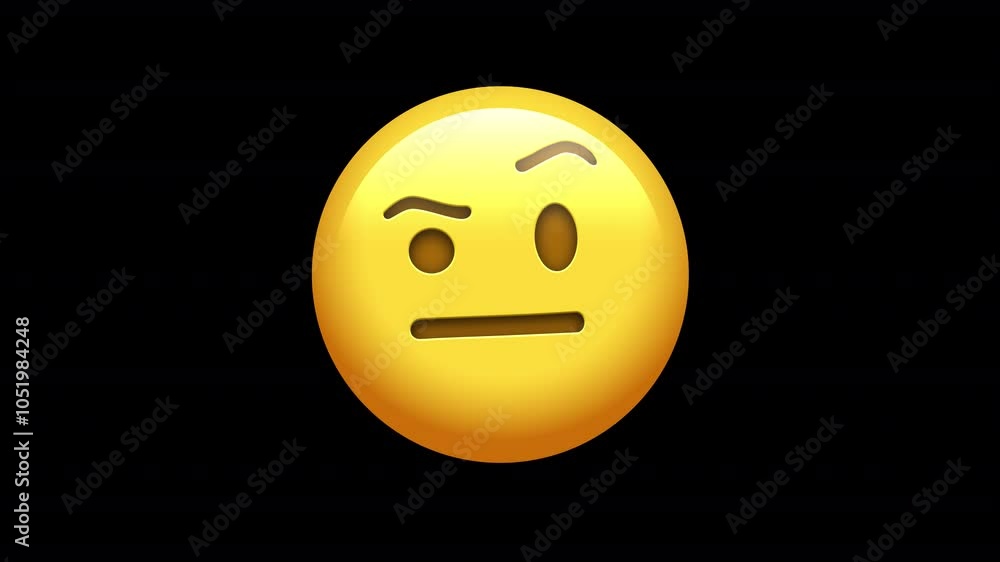 Raaised Eyebrow Emoji Skeptical Emoticon Raaised Eyebrow Emoji Skeptical Emoticon