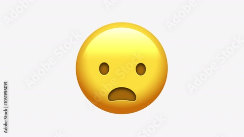Frowning face with open mouth emoji