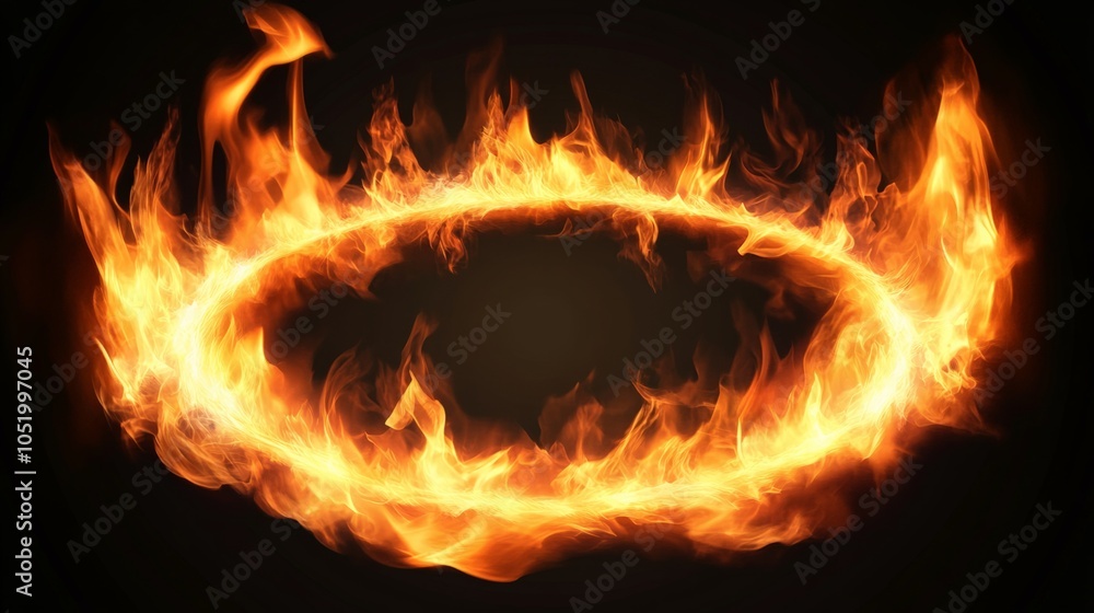 oval fire frame generative ai oval fire frame generative ai