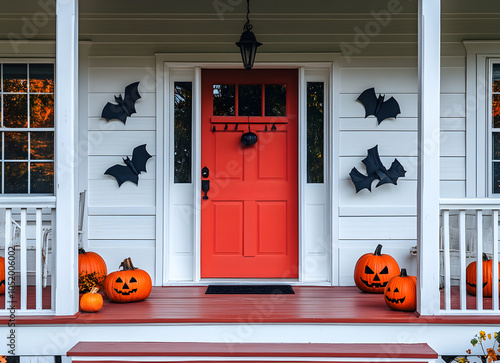 Spooky Porch Decor photo