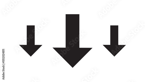 black down arrows icon
