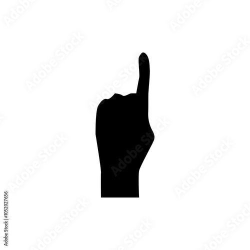 Hand silhouette isolated on transparent background SVG, Vector of human hands gesture, hand gesturing black, Black hand silhouette, vector illustration