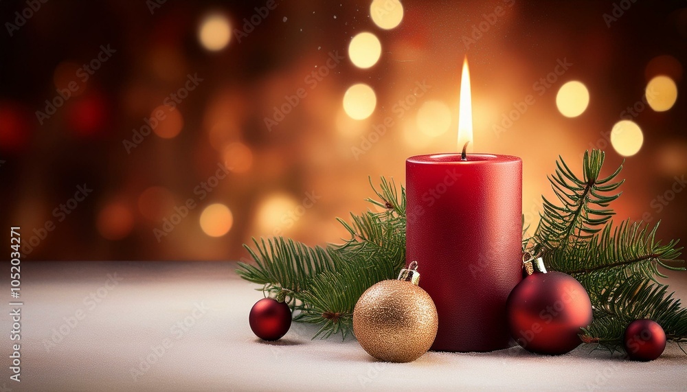 burning advent candle abstract christmas background burning advent candle abstract christmas background