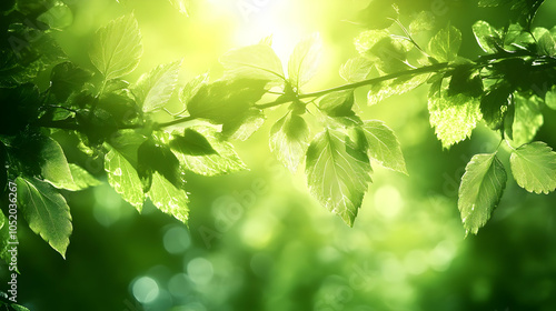 Green Leaves Background Image