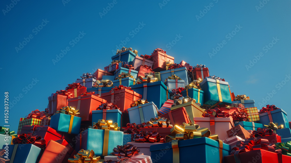Regalos de Navidad Bajo el Árbol Decorado Regalos de Navidad Bajo el Árbol Decorado
