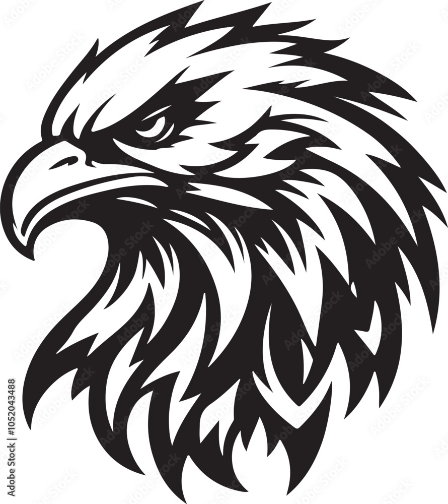 flying eagle head logo icon silhouette vector art flat design illustrations flying eagle head logo icon silhouette vector art flat design illustrations