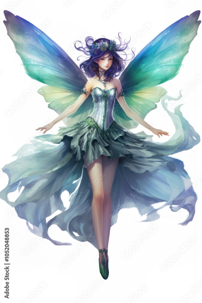 Obraz premium Fantasy fairy creativity hairstyle.