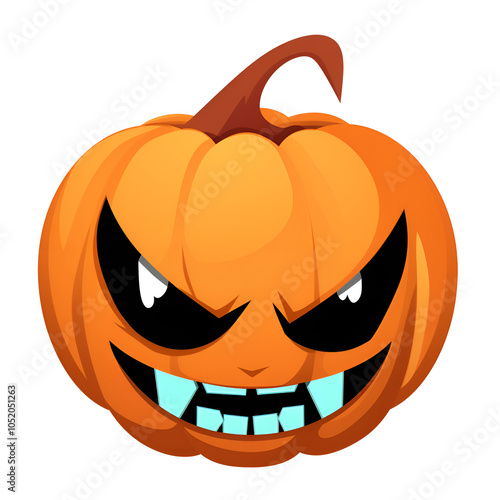 halloween pumpkin head