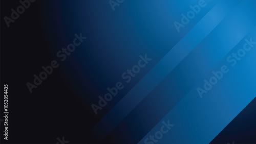 Abstract luxury blue and black metalic gradient background