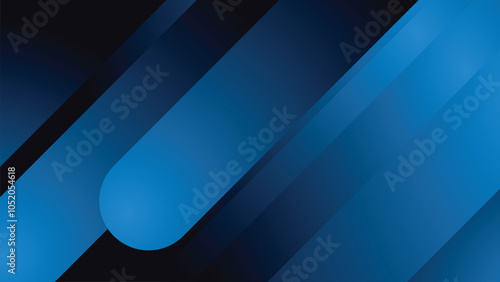 Abstract luxury blue and black metalic gradient background