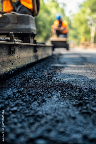 Eco-friendly road construction using low-carbon materials