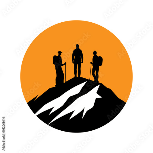 Hikers Triumph clipart