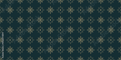 Floral seamless pattern stars ornates ornamental decorative luxurious vector texture fabric textile paper print packaging wrapping bed linen