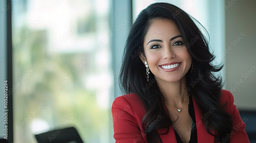 Professional Portrait of a Smiling Businesswoman Professional Portrait of a Smiling Businesswoman