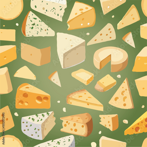 Pattern of cheese   photo