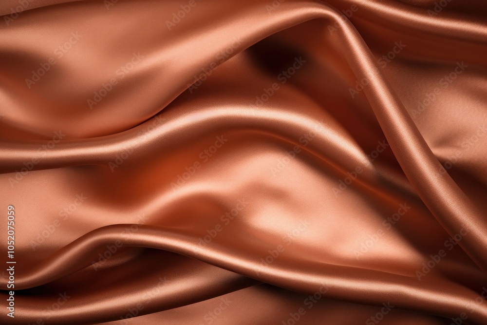 Metallic copper silk velvet person human. Metallic copper silk velvet person human.